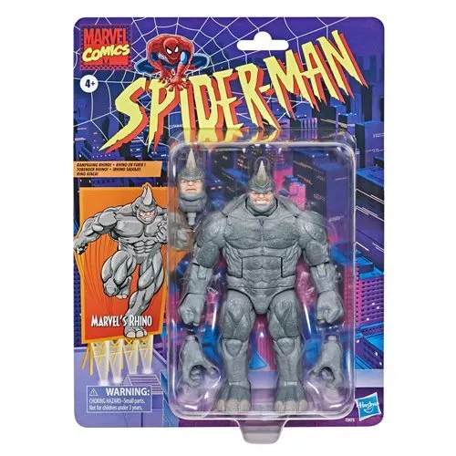 Spider-Man Retro Marvel Legends RHINO 6-Inch Action Figure BY HASBRO Spider-Man Retro Marvel Legends RHINO 6-Inch Action Figure BY HASBRO