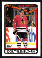 1990-91 Topps - Jocelyn Lemieux #237 (RC)