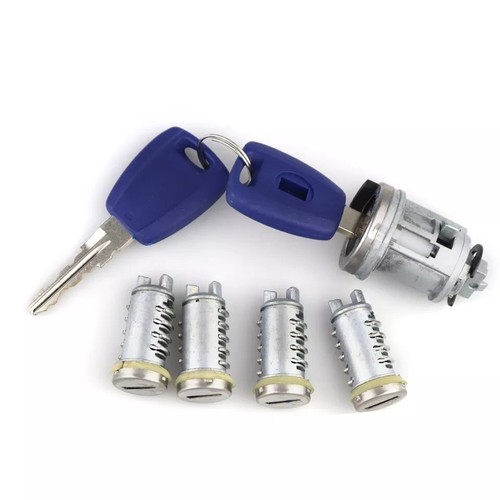 INTERRUTTORE ACCENSIONE SERRATURA PORTA SET CILINDRO CANNA PER IVECO. FIAT DOBLO CARGO PANDA - Foto 1 di 2