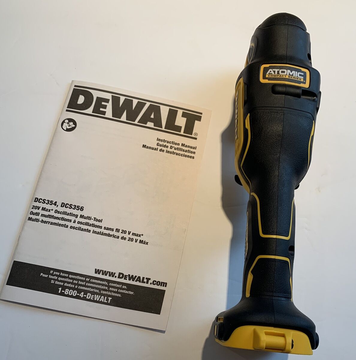 DeWalt DCS354 Brushless Atomic 20V Max Brushless Oscillating DeWalt DCS354 Brushless Atomic 20V Max Brushless Oscillating