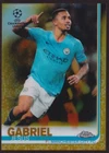 2019-20 Topps Chrome UEFA Champions League Gold Refractor Gabriel Jesus /50