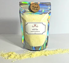 Jasmine Bath Salts Epsom Salt bath soak gift for her therapeutic body soak