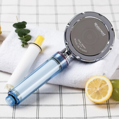 Waterwel Großer Duschkopf + Vitaminfilter Set CVS550 Wasseraufbereitung Hochd...