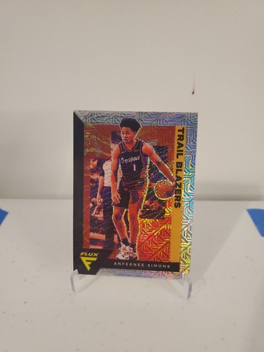 2020-21 Panini Flux Silver Mojo #148 Anfernee Simons - Portland Trail Blazers - 第 1/2 張圖片