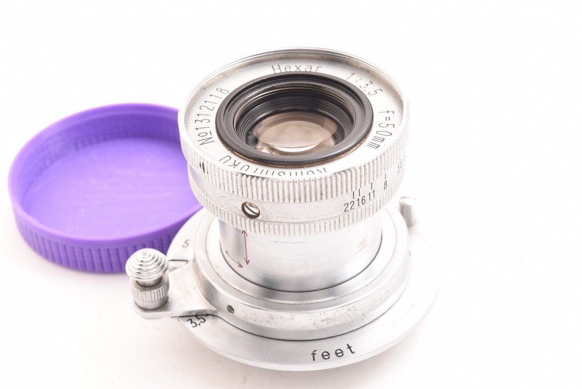 Konishiroku Hexar 5cm 50mm F 3.5 lens m39 L39 #1312118 kjm Konishiroku Hexar 5cm 50mm F 3.5 lens m39 L39 #1312118 kjm