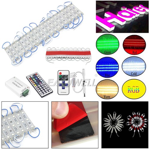 250ft Multi-color Store Front LED Window Light Module with power supply +Remote - Picture 2 of 21