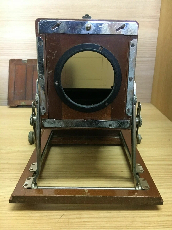 *Rare : Exc+3* Tachihara Fiel Stand 5x7 Large Format Camera w/ Film Holder / JP - Image 2 of 4