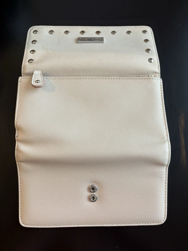 Cartera Tommy Hilfiger Rosa Triple Plegable, Chequera, Tarjeta de Crédito, Moneda con Cremallera, Snap Foto 2 de 4