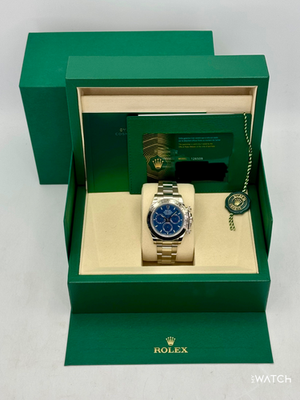 NEW 2026 Rolex Daytona 40mm 126509 White Gold Blue Dial | eBay