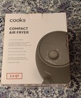 Cooks 2 Qt Air Fryer  Black  New In Box  Air Fry Bake And Reheat  New
