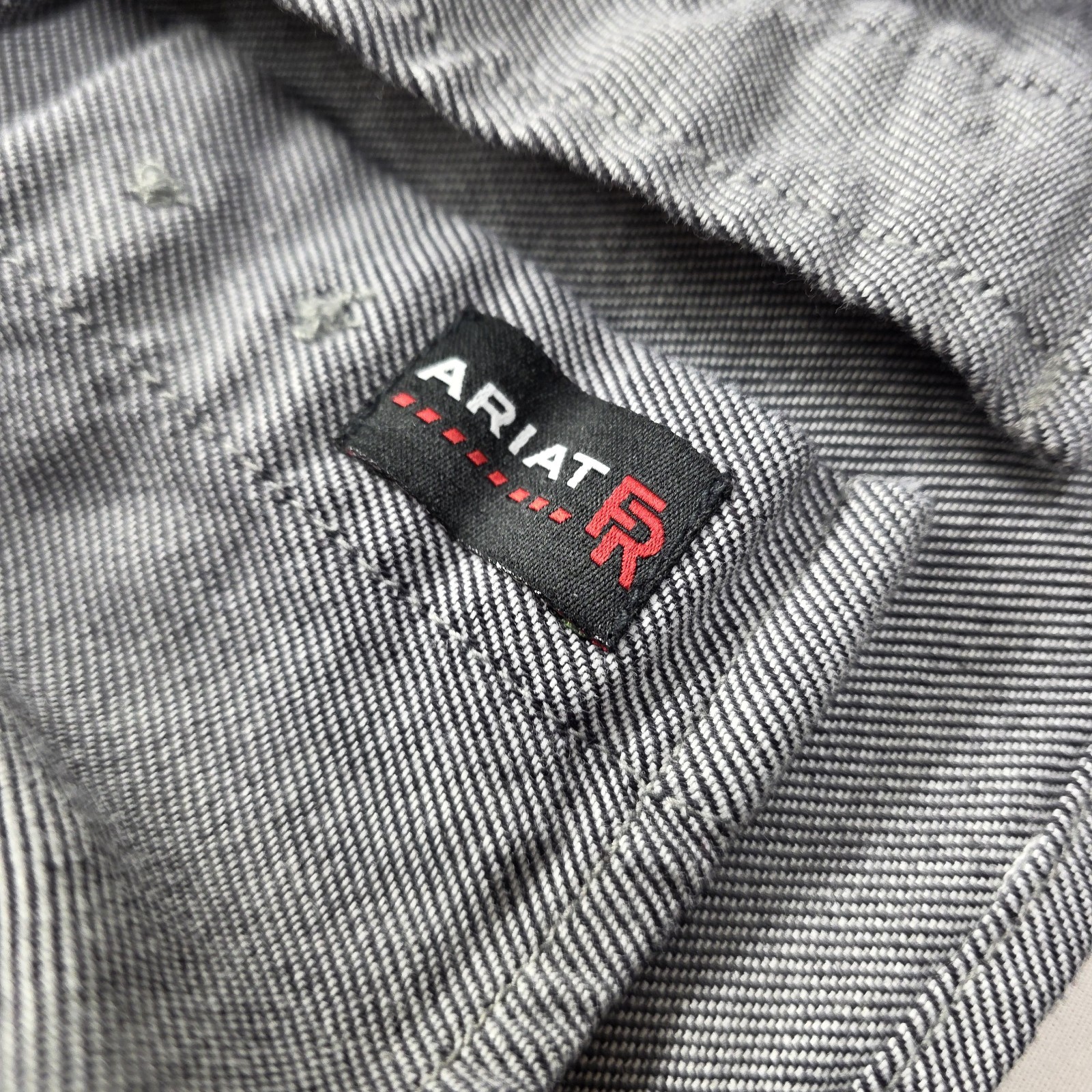 Ariat FR Flame Resistant Cat 2 Solid Gray Button … - image 6