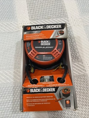 Black & Decker Simple Start Vehicle to Vehicle Battery Booster Charger Jumper