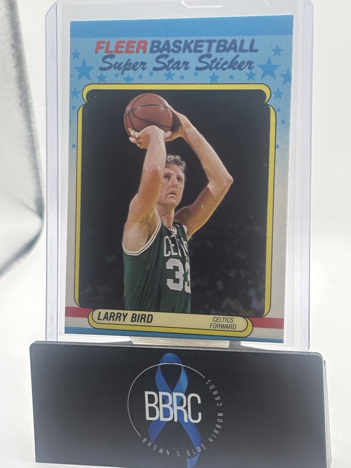 1988-89 Fleer Superstar Sticker - Larry Bird #2