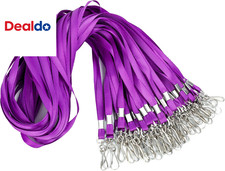 Lanyards for Id Badges Lanyards Safety Badge Lanyard 36" with Swivel Hook Purpl