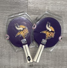 NFL Minnesota Vikings Ping Pong Paddles Set Victory Tailgate 2-Pack NWT