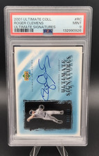 2001 UD Ultimate Collection Roger Clemens Auto /150 PSA 9 Mint POP 1 None Higher
