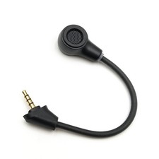Compact Wireless Microphone with Light for Cloud for Alpha Headset Black ABS