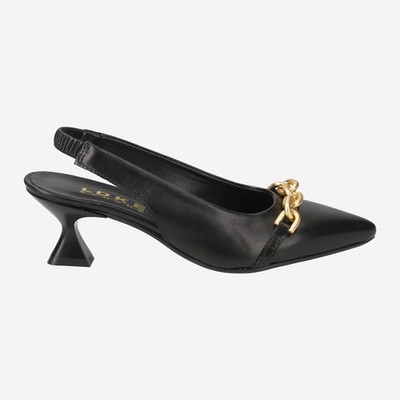 Lüke Schuhe ORCHIDEA NERA, Peeptoes & Slingpumps in Schwarz für Damen, Größe 37