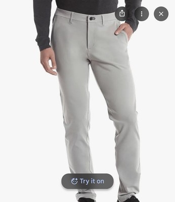 Public Rec Pants Mens 38x34 Grey/Fog Gamechanger NWT