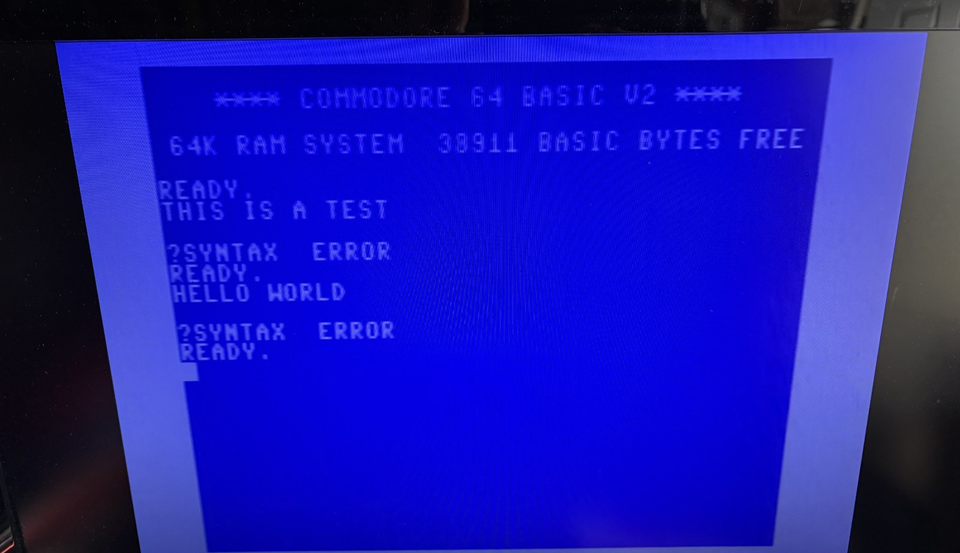 Commodore 64 C64 Breadbin Computer System w/Dust Cover & Manual ...