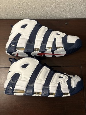 Nike Air More Uptempo '96 Olympic 2024 Navy Blue/White Men's Sz 13