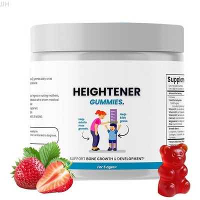 Heightener Gummies, Natural Height Growth Supplement for Kids, Teens and Adults`