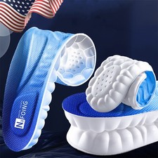 4D Cloud Technology Insoles - High Elasticity, Breathable  Shock Size 45-46  