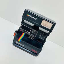 Polaroid Supercolor 635CL Camera 600 Film Flash Used