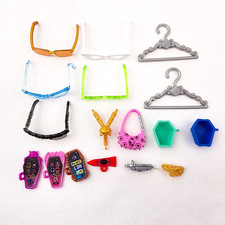 Monster High Doll Accessory Lot Cell phones hangers glasses Replacement Parts