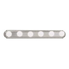 KICHLER Independence 36 in. 6-Light Brushed Nickel Transitional Vanity Light