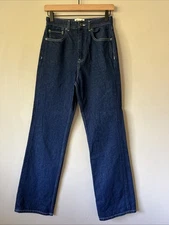 Rouje Paris Straight Leg Madeleine Jeans Indigo High Rise Size 26