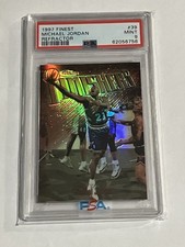 1997 Finest Finishers Refractor PSA 9 Michael Jordan Card RARE 