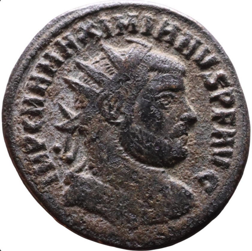 Maximianus 286-305 Bronze Antoninianus Ancient Roman Coin CONCORDIA MILITVM 20mm