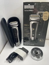 Braun Series 9 Pro+ 9517s Wet/Dry Electric Shaver w/ Stand Case Brush