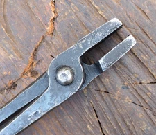 MINT 1/2" BLACKSMITH "ICTW" FARRIER 15" FLAT STOCK TONGS ANVIL BLADE KNIFE RR
