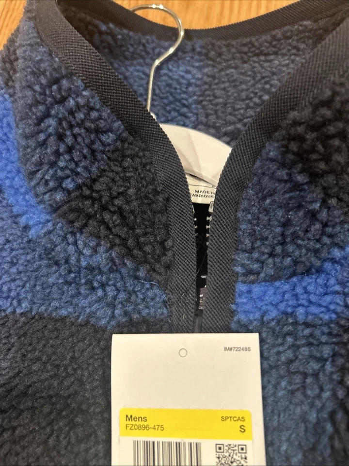 Nike Club Men's Winterized Half-Zip Sz S FZ0896 Men’s NWT Fleece Sweater Outdoor - Image 3 of 4