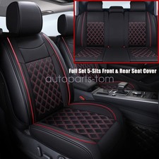 Fits Kia Sorento 2012 2013 5-seat Cover Pu Leather Cushion Full Set Covers Black