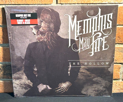 MEMPHIS MAY FIRE - The Hollow, limited WHITE & BLACK VINYL LP New & Sealed!