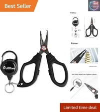 Versatile Fishing Pliers Hook Remover 5.04'' for Freshwater & Saltwater Fishing