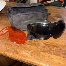 Ski Or Riding Goggles Very Nice with Case and Extra Lens Made In USA