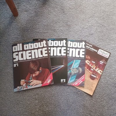 All About Science Numbers 1, 2 & 3 (with free project card),Dymo labels attached