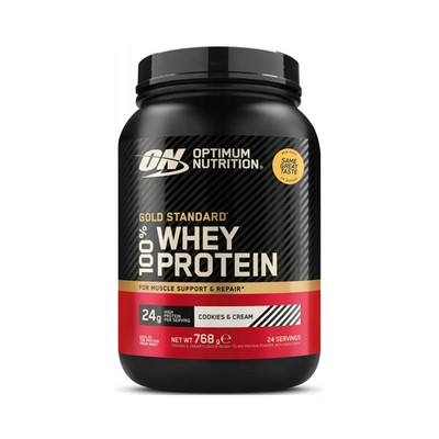 Optimum Nutrition 100% Whey Gold Standard (768g) Cookies and (65,09 EUR/kg)