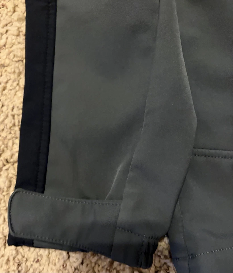 Columbia Softshell Jacket Mens Large Gray Full Zip Fleece Lined Zip Pockets-VGC - Image 4 of 4