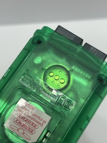 Sega Dreamcast Clear Green VMU OEM Visual Memory Unit TESTED WORKING!