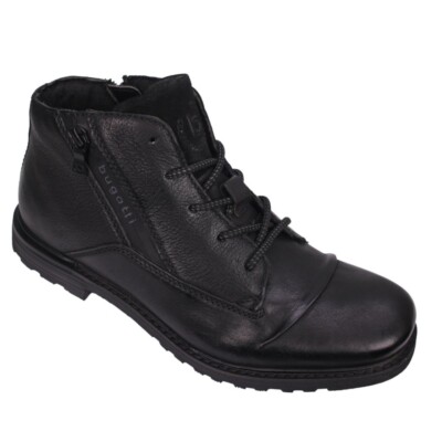 Bugatti Herren Schuhe Stiefel schwarz 321A0U303200 1000 black
