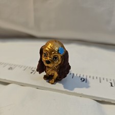 Puppy In My Pocket Rare Gold Paddy Dog Figure SERIES 6