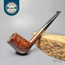 Bruno Nuttens AA Hand Made Pencil Shank Brandy Estate Briar Pipe, Unsmoked