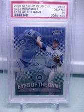 2000 Stadium Club Alex Rodriguez Eyes Of The Game PSA Gem Mint 10 🔥