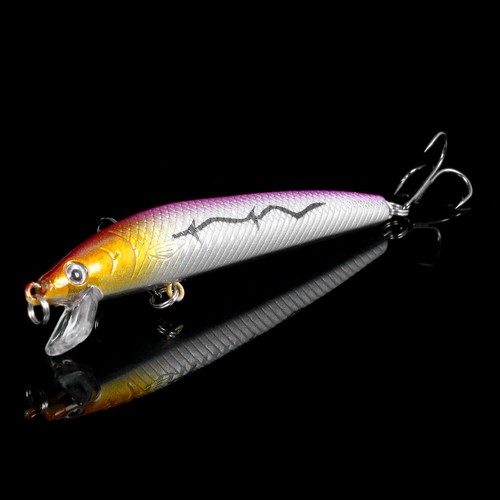 HENGJIA 9.5CM 8.5G MINNOW Leurre Poisson Nageur Pêche Peche Truite Mer - Photo 4/22