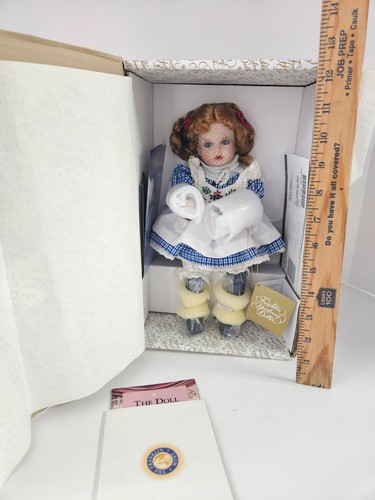 ANNIE THE OREO KID FRANKLIN MINT Heirloom Doll Collectible NEW ORIG BOX NO STOOL - Picture 7 of 7